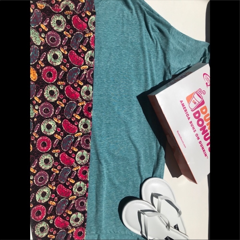 Lularoe Outfit Irma XS Jellybean OS legging
